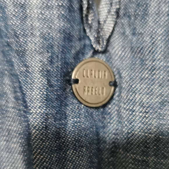 Claudia Rebelo Chic Long Sleeve Denim Dress - Picture 5 of 8